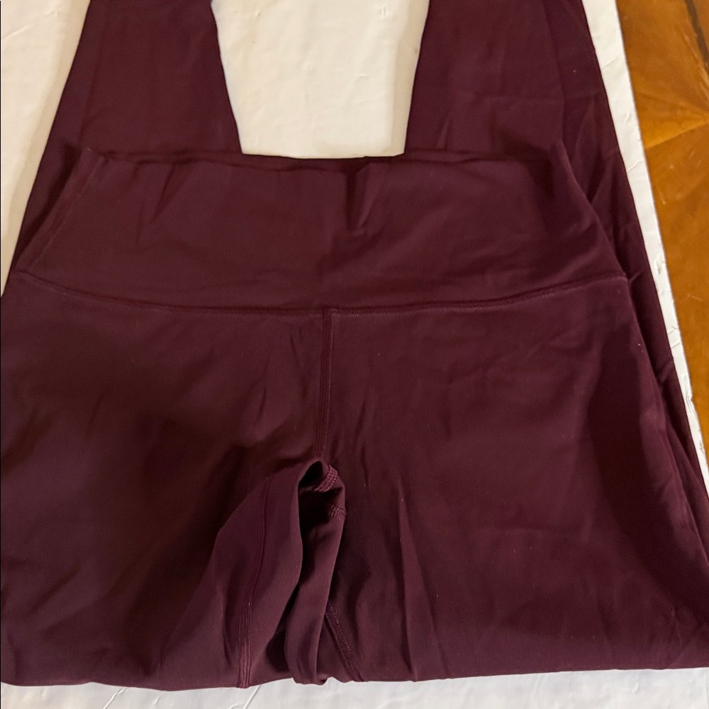 Lululemon Deep Purple burgundy Leggings